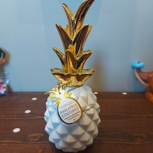 Charmed Aroma Pineapple Glass Candle Holder - Empty